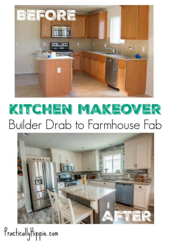 From Drab to Fab: Our Kitchen Makeover - Rooted Childhood