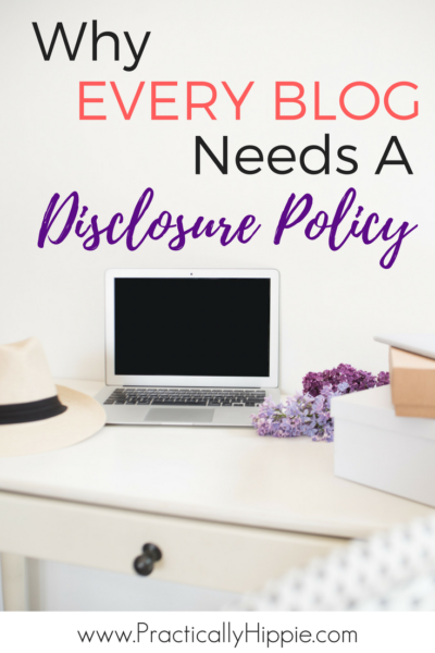 Why every blog needs a disclosure policy