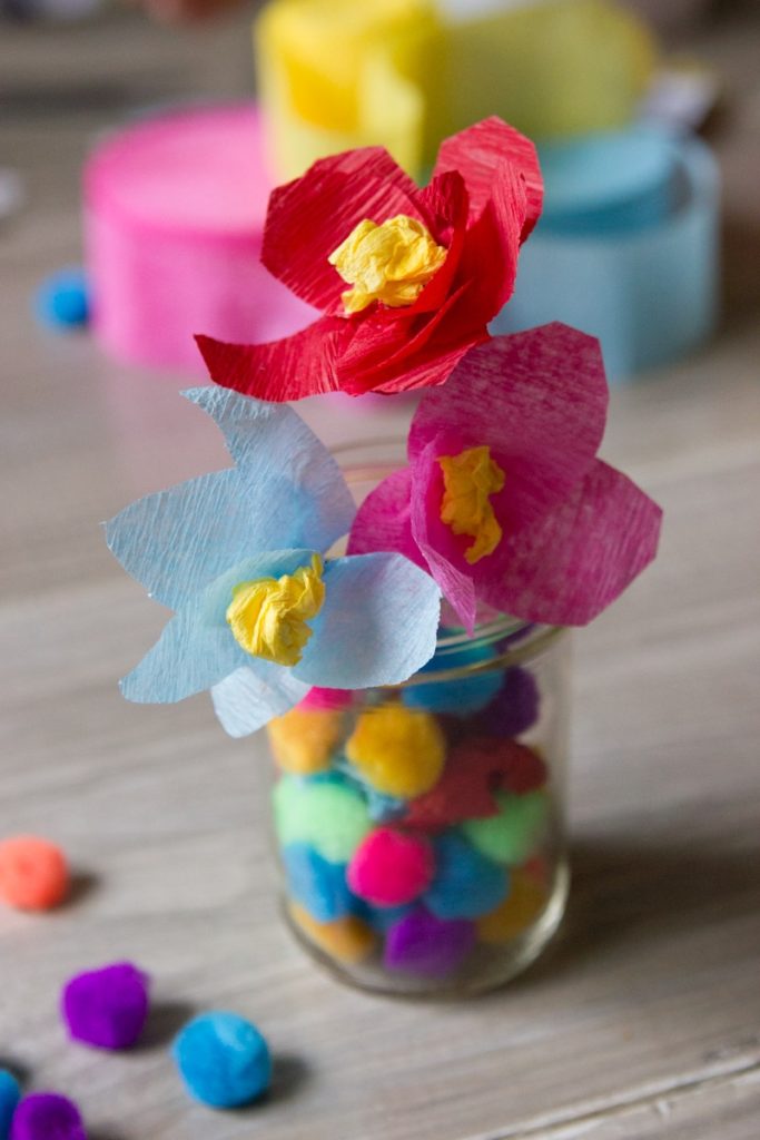 Craft Around The World Mexican Paper Flowers-Makes 8