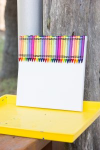 Sun Melted Crayon Art - Rooted Childhood