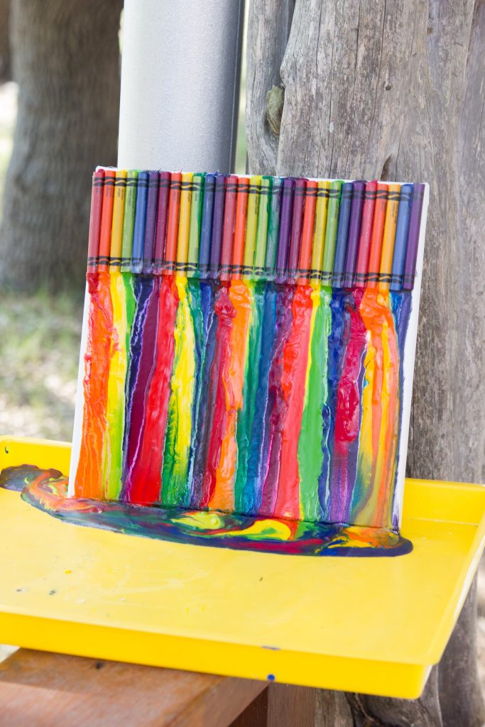 Sun Melted Crayon Art Rooted Childhood