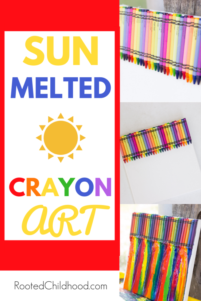 melted crayon art