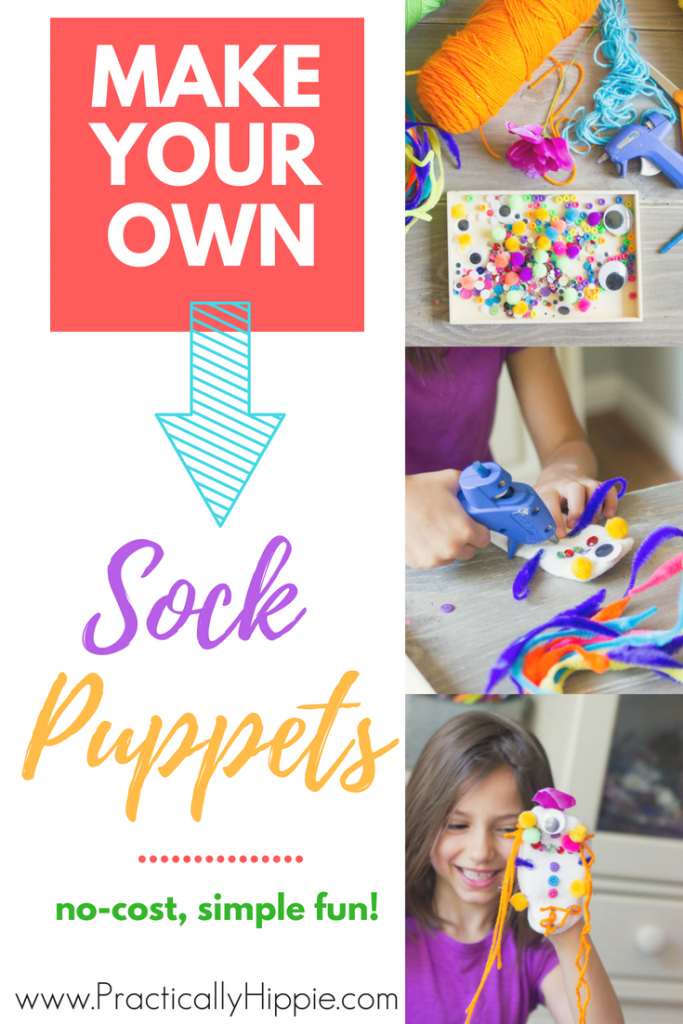 make your own sock puppets, simple toys are the best toys #kidscraft #kidsactivities