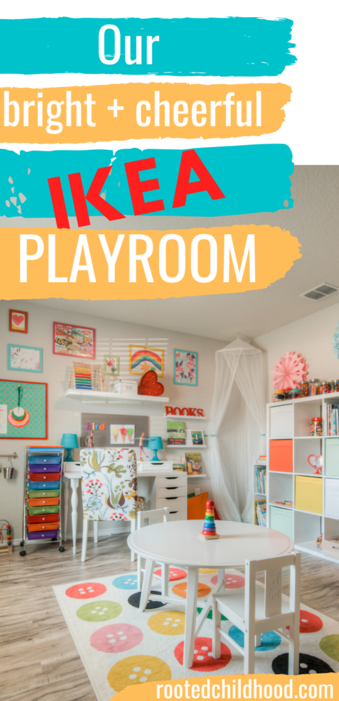 ikea playroom shelves