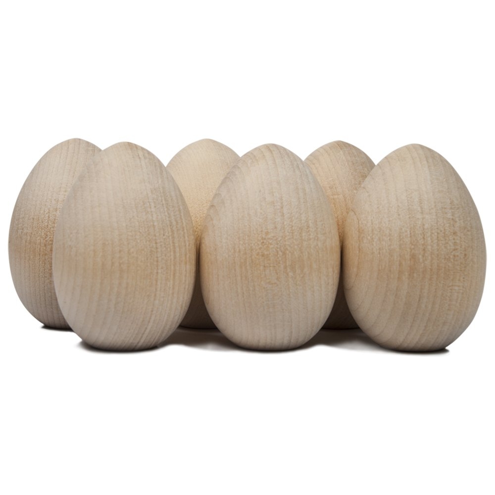 wooden eggs