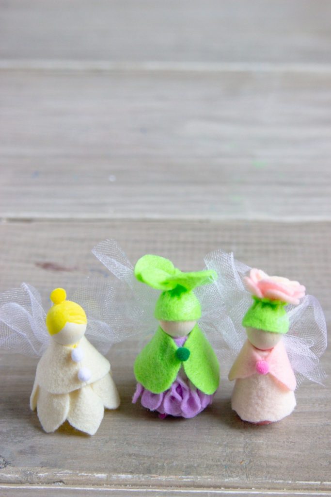 Flower Fairy Peg Dolls Rooted Childhood