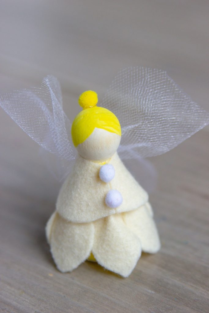 diy flower fairy dolls