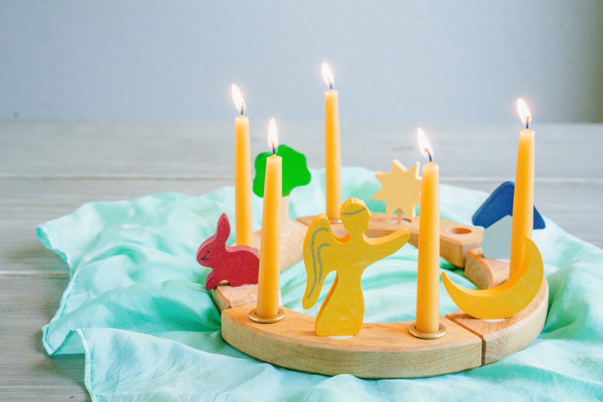 simple birthday traditions- Waldorf birthday ring