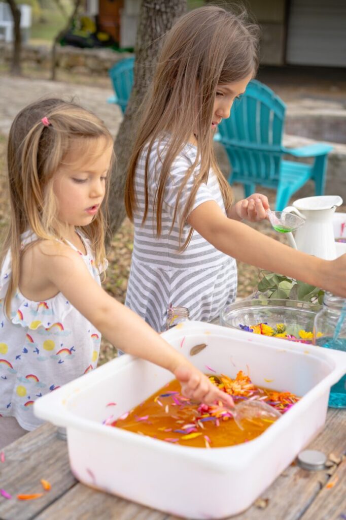 Flower Potion Sensory Play