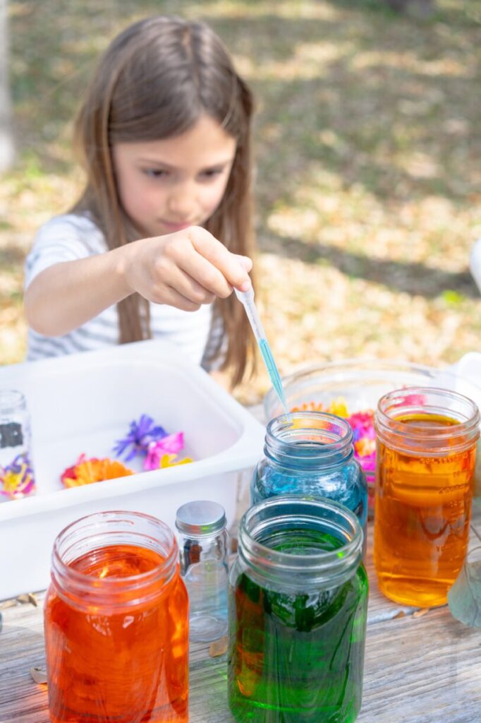 Flower Potion Sensory Play