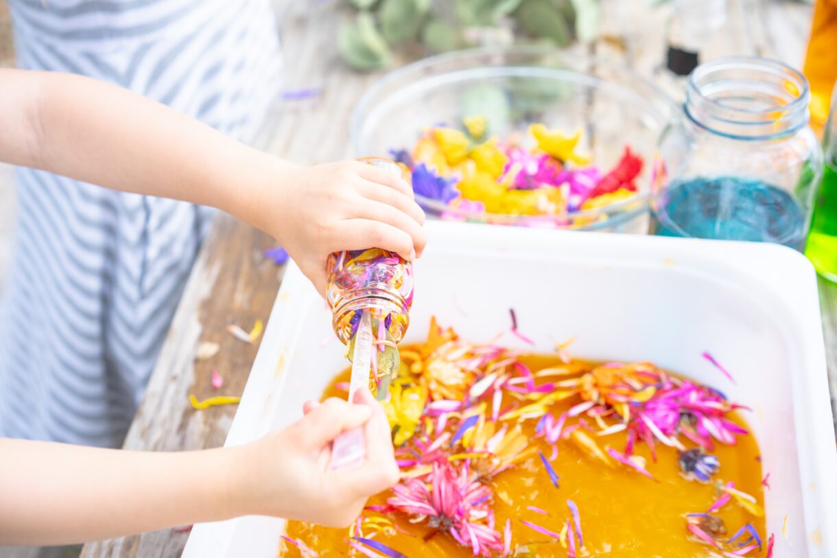 Flower Potion Sensory Play