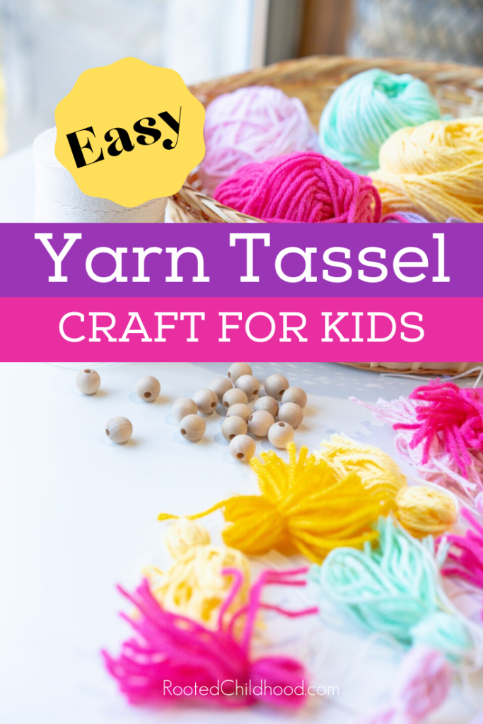 Easy yarn deals crafts for kids