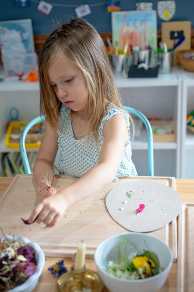 recycled cardboard nature craft