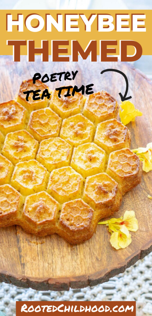 Honeybee themed poetry tea time 