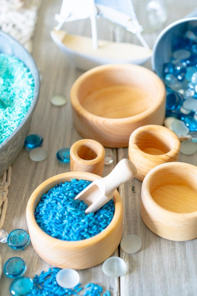 Ocean sensory play