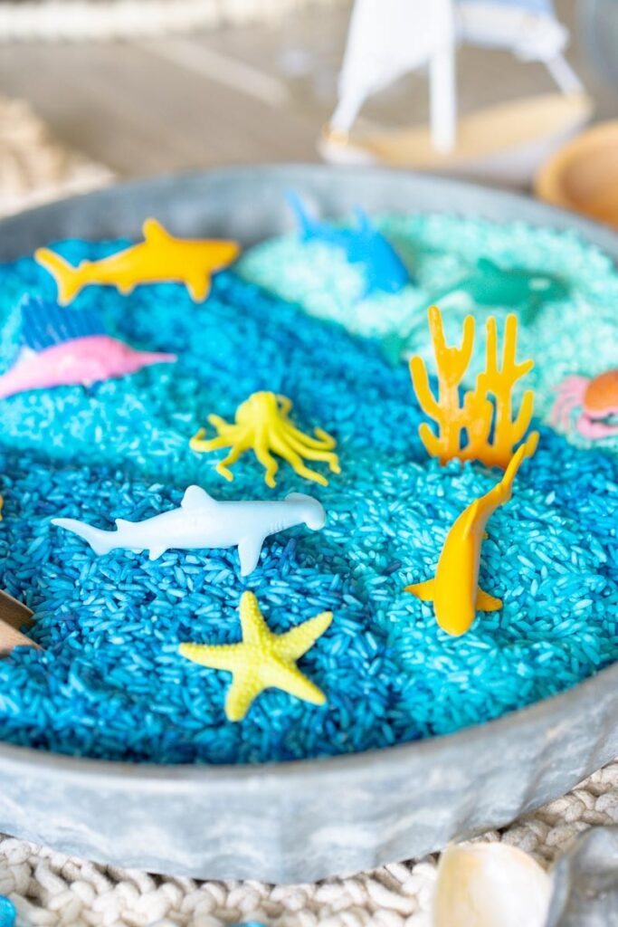 Ocean sensory play