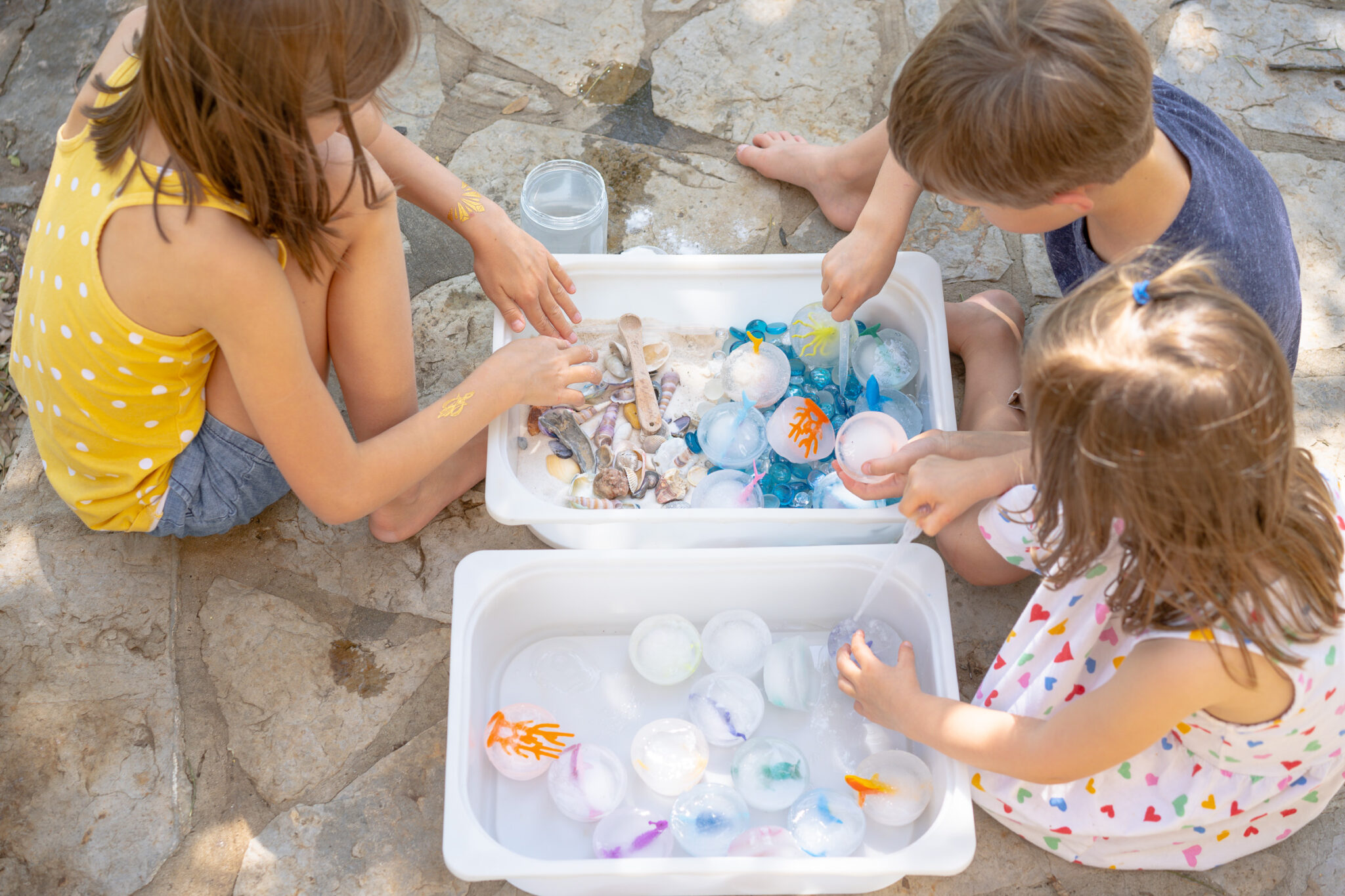 Sea Animal Rescue- Ice Cube Sensory Play - Rooted Childhood