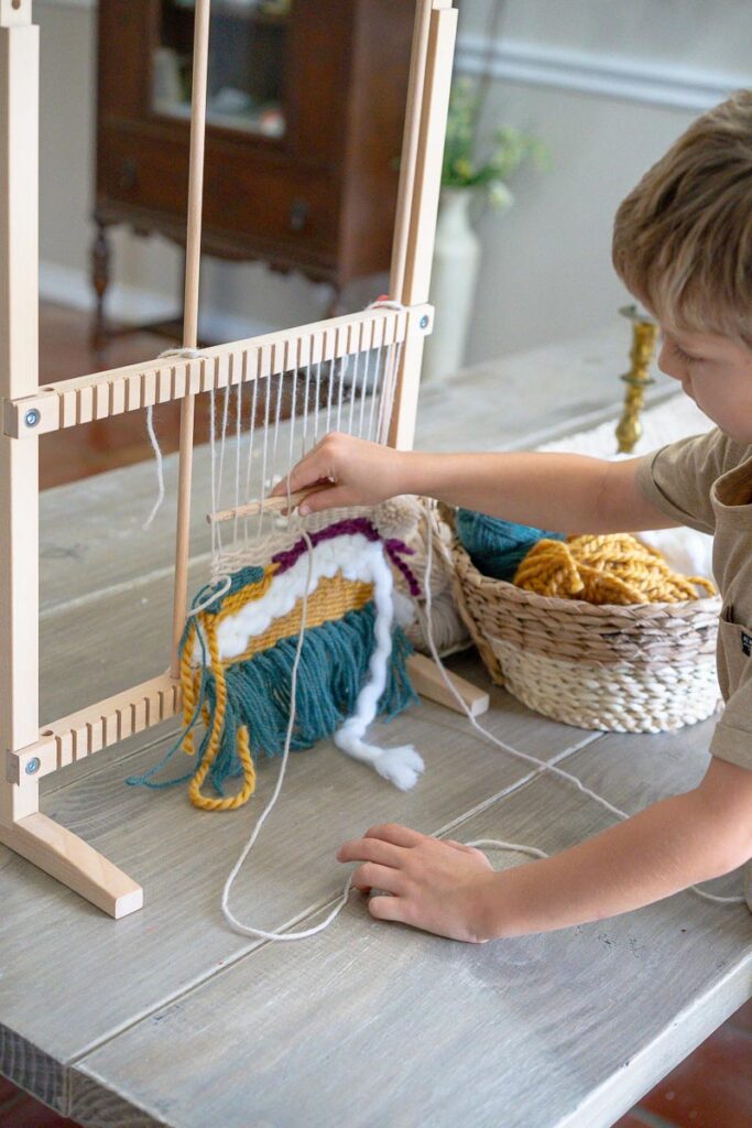 Handicrafts For Boys Rooted Childhood   Weaving 